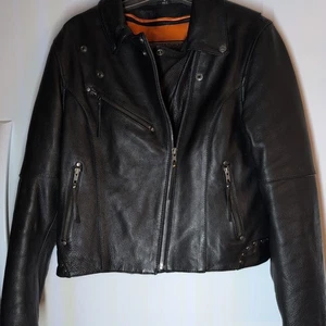 First Manufacturing Inc. First Classics Womens Leather Lined Jacket Sz L - Bild 1 von 20