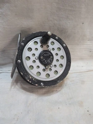 Carrete de pesca con mosca Shakespeare Purist 7593 de colección hecho en EE. UU. con línea Foto 1 de 4