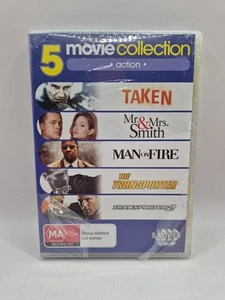 Taken / Man On Fire / Mr & Mrs Smith / Transporter 1 & 2 - DVD - Brand New #110 - Picture 1 of 2