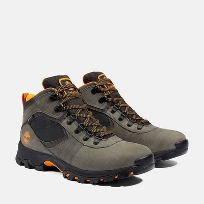 Timberland Mt Maddsen Men's Hiking Waterproof Boot Leather Size 10.5 Gray/Orange - Image 1 of 4