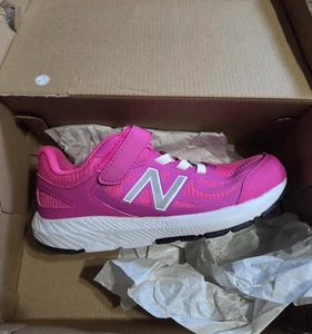 New Balance • 519 • Mädchen Laufschuhe • Pink & Weiß • YK519SP • Gr. 2,5 - Bild 1 von 6