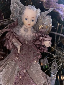 Vintage Angel Ornament by Louis Nichole1985 Rare 16” Delicate Detail Handpainted - Picture 1 of 24