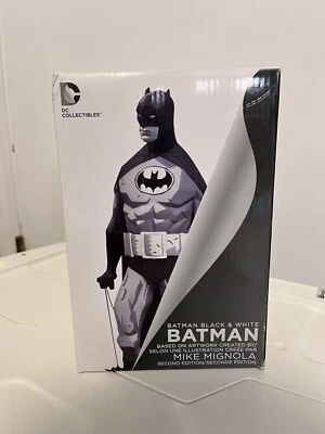 Batman Black and White Mike Mignola 2nd Edition Statue by DC Collectibles NEW - Image 1 of 4