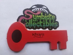 6 Red Key Cards From Chieftan Nightmare Board Game 1991 (Parts Only) - Picture 1 of 4