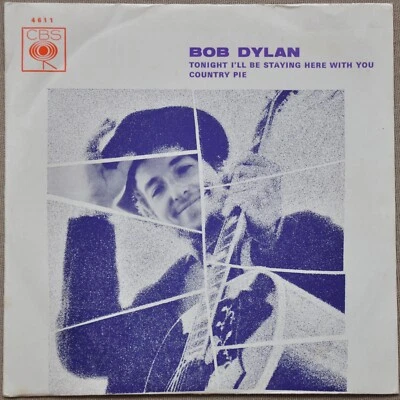 A BOB DYLAN WITHDRAWN PS PORTUGAL SINGLE  TONIGHT I'LL BE STAYING HERE WITH YOU - Image 1 of 4