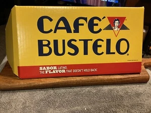 Cafe Bustelo Coffee Cardboard Sign - Picture 1 of 4