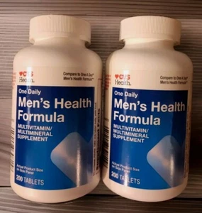 2 CVS Mens Health Multivitamin/Multimineral Supplement 200 Ct each = 400 Ct NEW - Picture 1 of 1