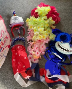 LOT 9 Luau Party Decorations Variety of Fun Things Miscellaneous - Picture 1 of 9