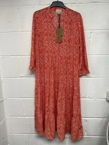 Phase Eight Red And White Dotty Tiered Shirt Dress Size 16 PK 2003198 - Picture 1 of 6