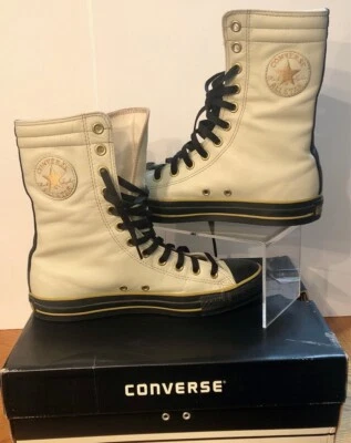 Zapatos de caña alta Converse ALL STAR, DORADO/CREMA/NEGRO, Chuck Taylor, para hombre talla 8 Foto 1 de 4