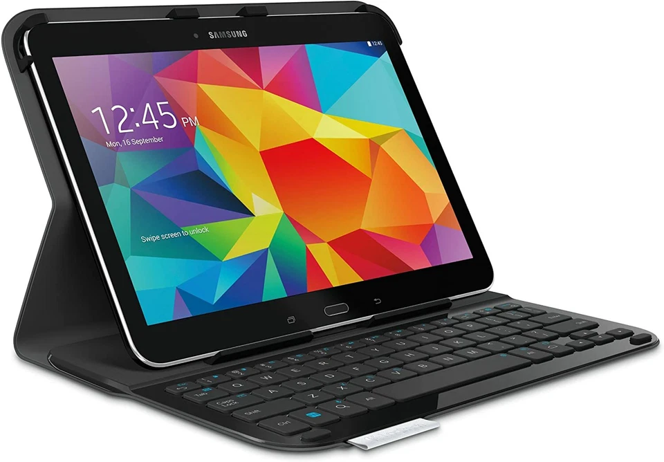 New Logitech Ultrathin Keyboard Folio for Samsung Galaxy Tab 4 10.1 (920-006386) - Image 1 of 2
