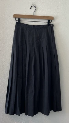 Falda plisada Jones New York para mujer talla 6 hasta la rodilla cremallera lateral EE. UU. DE COLECCIÓN defectos Foto 1 de 4