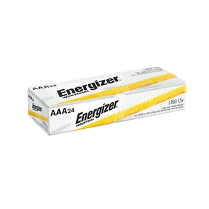 24 Energizer Industrial AAA Alkaline Batteries (EN92, LR03, triple A) - Picture 1 of 3