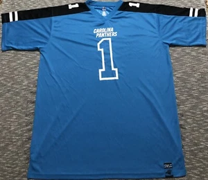 Carolina Panthers Cam Newton 1 Blue NFL Jersey by Majestic Size 3XLT Football - Picture 1 of 12