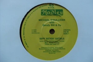 MICHAEL O'SULLIVAN HAPPY BIRTHDAY AUSTRALIA 45 rpm 7" OZ COUNTRY Mint RECORD - Picture 1 of 3