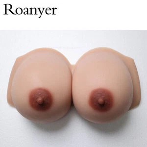 Roanyer huge Silicone C-G Cup boobs large Breast Forms Crossdresser Transgender - Picture 1 of 16