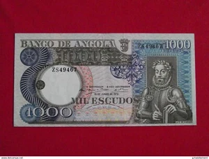  Angola - 1000 Quinhentos Escudos 1973 Pick 108 SUP+ / XF+ ! - Picture 1 of 2