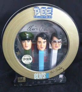 NUEVO Elvis Pez Paquete de Regalo Edición Limitada 3 pk Dispensador CD Firma Lata Sellada - Imagen 1 de 6