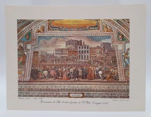 Incoronazione di Sisto V  San Pietro - Biblioteca Vaticana stampa riproduzione - Picture 1 of 2
