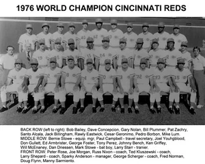CINCINNATI REDS 1976 - MLB Champs, 8x10 B&W Team Photo - Picture 1 of 1
