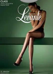 Medias Denier Levante Clase 12 Pantimedias Nylon Brillo Transparente RT Brillo Clásico - Imagen 1 de 1