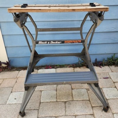 Vtg Black & Decker Workmate Dual 29" Height 79-001 Type08 Portable Work Ctr Vise - Image 1 of 4