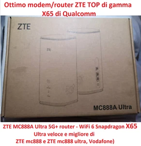 ZTE MC888A ULTRA 5G+ Router Superveloce WiFi 6, Snapdragon X65, Nuovo-mai usato - Bild 1 von 6