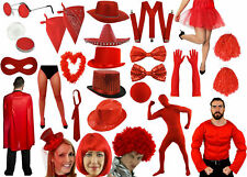 NEW RED NOSE DAY LADIES MEN COMIC RELIEF FANCY DRESS PARTIES COSTUME ACCESSORIES
