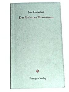 Der Geist des Terrorismus  von Baudrillard, Jean 2002 - Imagen 1 de 1