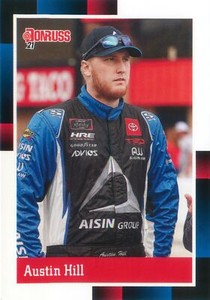 Austin Hill 2021 Panini Donruss Racing NASCAR Retro 1988 Card#156 Hattori Racing