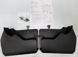 2019-2025 New Generation Sierra GM Front Black Molded Splash Mud Guards 84420655 - Picture 1 of 3
