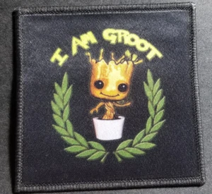 Parche de sublimación I Am Groot aprox 3,5x3,5" - Imagen 1 de 1