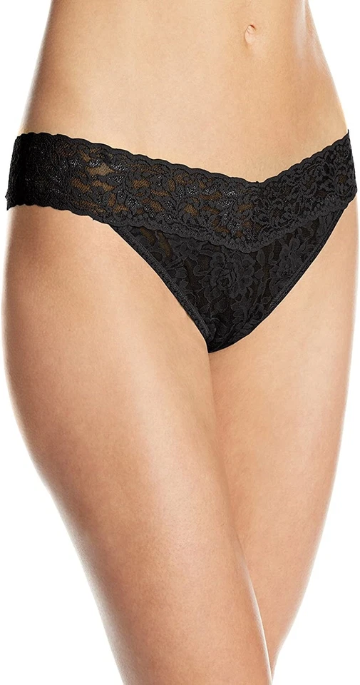 Hanky Panky 28148 Womens Black Original Rise Thong One Size