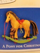 Hallmark Christmas Ornament A Pony For Christmas NEW 2004 7th in Series 