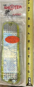 NOS O’KI Tackle 8” Flasher Dodger Silver Prison By O’ki - Picture 1 of 2