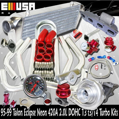 T3/T4 Turbo Kits for 95-99 Mitsubishi Eclipse RS Hatchback 2D 420A 2.0T3 Flange - Image 1 of 4