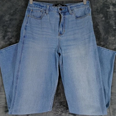 Hollister Jeans Womens 27x28x11 Blue Denim Ultra High-Rise Mom Vintage Stretch - Image 1 of 4