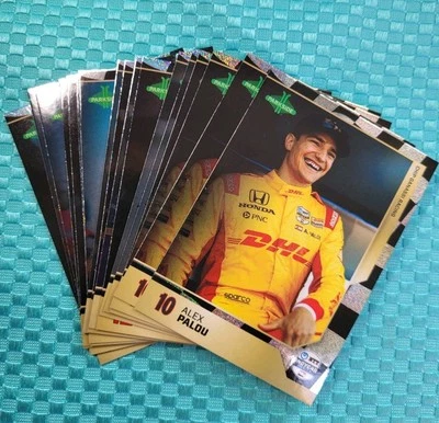 2025 Parkside Indycar NTT Checkered Flag Shimmer Foil Singles - Image 1 of 4