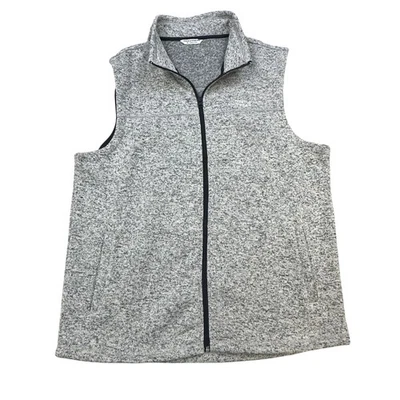 Field & Stream Vest Mens XL Gray Sweater Fleece Full Zip Stand Collar Outdoor - Image 1 of 4