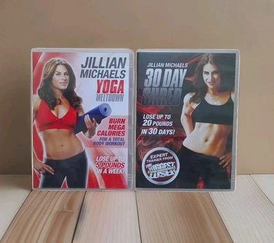 Jillian Michaels DVD - 30 Day Shred / Yoga Meltdown - Exercise Fitness Workout - Image 1 of 4