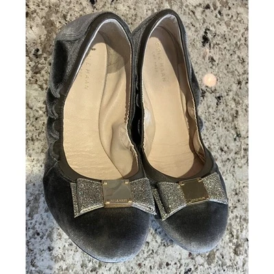 Женские бархатные балетки-тали COLE HAAN Grand .OS размер 8,5 B - Изображение 1 из 4