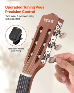  Guitarra Clásica, 36 Pulgadas, Kit de Inicio de Guitarra Clásica de Madera para Principiantes, con - Imagen 1 de 10