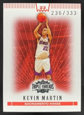 Kevin Martin 2007-08 Topps Triple Threads /333 #60 Kings - Image 1 of 4