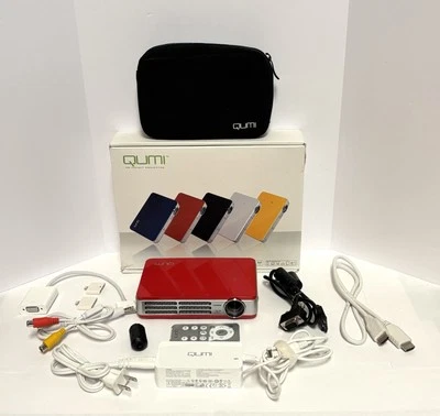 Movie Projector Vivitek Qumi HD Pocket Projector Q5 RD Red Open Box-WORKS-TESTED - Image 1 of 4