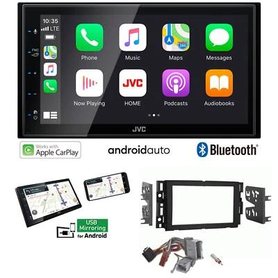 JVC KW-M560BT Radio Apple CarPlay Android für GM Hummer H2 Facelift 2007-2010 - Bild 1 von 4