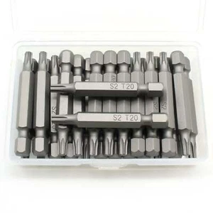 Brocas de inserción de destornillador listas para impactos TMAX 25 piezas T6-T45 Torx 6 puntos 2 pulgadas - Imagen 1 de 28