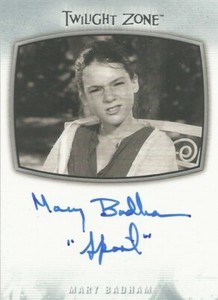 Twilight Zone Archives 2020: AI-30 Mary Badham "Sport Sharewood" Autograph Card