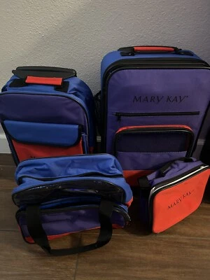 Vintage New Mary Kay Kids Luggage 4 PCs Set  - Image 1 of 4