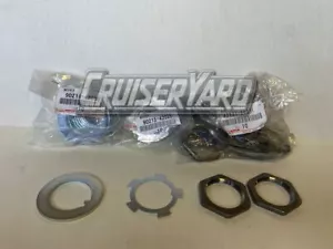 New Toyota Land Cruiser OEM Front Axle Kit Adjusting Lock Nut Star Claw Washer - Picture 1 of 1