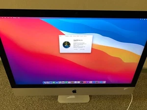 Apple iMac 27" 5K Retina i5 3.3GHz 16GB 3TB Fusion Drive AMD R9 M395X 4GB - Picture 1 of 8